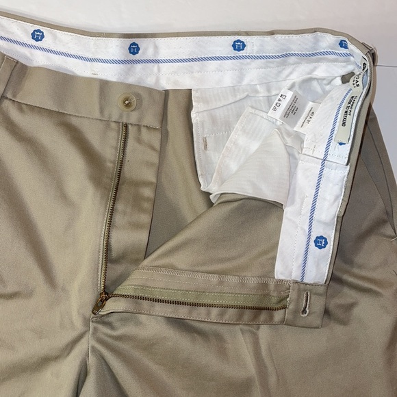 Haggar Tan Classic Fit Work To Weekend Twill Pants 40 X 31 - Picture 8 of 15